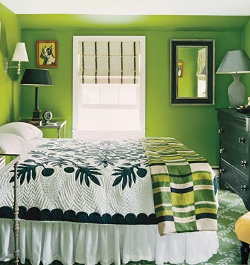   .. Grass Green bedroom 